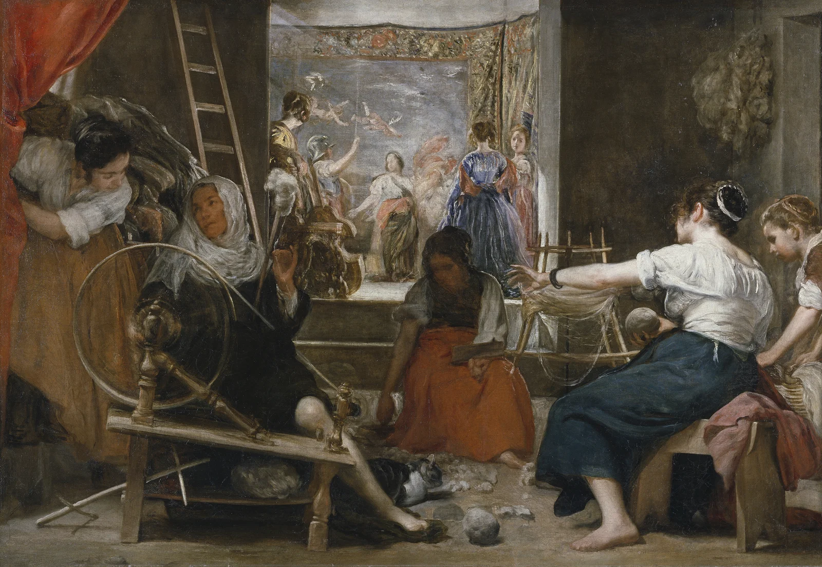 Las hilanderas, de Diego Velázquez